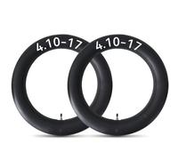 Confezione da 2 camere d'aria for moto 4.10-17, gomma butilica resistente con stelo valvola dritto, adatte a 3.50-17, 4.00-17, 4.50-17, 110/90-17, 120/90-17, 120/80-17
