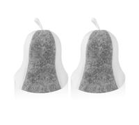 Confezione Da 2 Cappelli Da Sauna, Cappelli In Feltro, Cappelli Da Sauna Semplici E Alla Moda, Accessori Per Il Bagno, Cappelli Da Sauna Morbidi