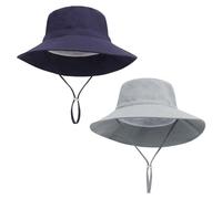 Confezione Da 2 Cappelli Da Sole Per Bambini, Cappelli Da Sole Per Bambini, Cappelli Pieghevoli Per Bambini, Cappelli Da Spiaggia Traspiranti E Ad Asciugatura Rapida