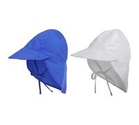 Confezione Da 2 Cappelli Da Sole Per Bambini, Cappello Da Sole Pieghevole, Protezione Solare, Protezione Per Il Collo, Cappello Da Pesca, Cappello Da Spiaggia Traspirante E Confortevole