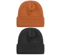 Confezione da 2 Cappelli Lavorati A Maglia, Cappelli Caldi Elastici, Cappelli Lavorati A Maglia Semplici E alla Moda, Cappelli Morbidi E Caldi, Cappelli Invernali