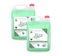 Confezione da 2 caraffe shampoo 5 litri Eucalyptus Experience - totale 10 litri - formula con pH neutro e aroma di eucalipto - pulizia dei capelli per uso frequente in hotel, palestre, alloggi