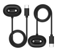 [Confezione da 2] Caricabatterie compatibile con Google Pixel Watch 4, cavo di ricarica rapida di tipo C, ricarica rapida con dock laterale [solo per Pixel Watch 4 41 mm e 45 mm] (nero, tipo C)