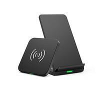 Confezione da 2 Caricatori Wireless Stazione Carica Wireless 7.5/10W, Caricatore Certificato Qi per iPhone 12/12 Pro/11/11 Pro MAX/XS Max/XR/8/8 Plus, Samsung Galaxy S20/S10E