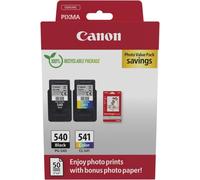 Confezione da 2 cartucce di inchiostro multicolore originali Canon PG-540 + CL-541