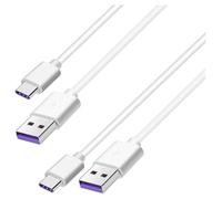 Confezione da 2 cavi/cavi di ricarica 5A per Huawei P50/P40/P30/P20/P30 Pro/P30 Lite;Mate 20/20 Pro.per caricabatterie super veloce ricarica (1 metro)