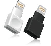 Confezione da 2 cavi di prolunga per ricarica Lightning, certificato Apple MFi, cavo di prolunga per caricabatterie iPhone da maschio a femmina, compatibile con iPhone 14, 13, 12, 11, X, XS, XR 8, 7,