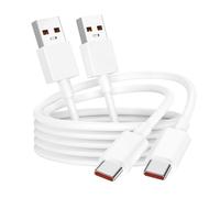 Confezione da 2 cavi di ricarica turbo da 120 W, compatibili con Xiaomi Redmi Note 14 13 12 11 8 9 Pro 11S 10S 11T; Xiaomi 14 13 10T 11T Pro 12T 11 12 Lite Pro, Poco X6/X5/C65/X4/F3/M5/Pad 5. (1 m)