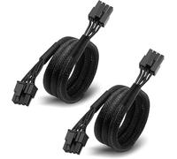 Confezione da 2 cavi PCIE per Corsair & Thermaltake & Rosewill Photon, PSU 8 pin maschio a PCIe 8 pin (6+2) maschio, cavo di alimentazione per alimentatore modulare ARESGAME