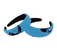 Confezione da 2 cerchietti per capelli con motivo a farfalla, senza cuciture, per donne e ragazze, antiscivolo, per il trucco, per la doccia