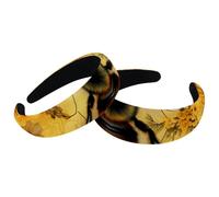 Confezione da 2 cerchietti per capelli da donna, larghi cerchietti per capelli a forma di ape, vintage, spessi e imbottiti, in velluto, per ragazze e uomini