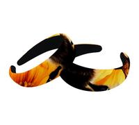 Confezione da 2 cerchietti per capelli in velluto con ape, spessi e imbottiti, larghi per donne e ragazze, fasce per capelli antiscivolo