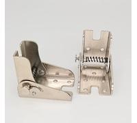 Confezione da 2 cerniere nascoste per porte a trappola per ante a battente autobloccanti pieghevoli, estensioni per tavoli pieghevoli da cucina