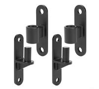 Confezione da 2 cerniere per cancello in acciaio inossidabile 304, resistenti, design con montaggio a parete, lunghezza 9,9 cm, con perno da 5/8 pollici, per recinzioni agricole e fienili, cancelli
