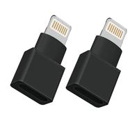 Confezione da 2 [certificato Apple MFI] Adattatore Lightning Extender per iPhone 13 12 11 X XS XR 8 7 6 5 iPad ricarica audio video trasferimento dati