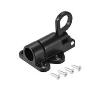 Confezione da 2 chiusure a molla ad azionamento automatico, serrature con bullone scorrevole for cancelli(Black)
