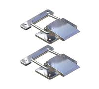 Confezione da 2 chiusure di sicurezza chiuse non ossidate per una maggiore sicurezza e gancio resistente alla ruggine