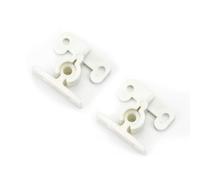 Confezione da 2 chiusure per porte, in plastica, resistenti, per armadietti, camper, roulotte, modello C