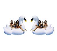 Confezione Da 2 - Cigno Gonfiabile Gigante 75" Cavalcabile Float