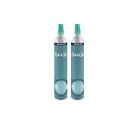 Confezione da 2 cilindri CO2, 60 lt. Gas Up. Ricaricabile e compatibile con tutte le marche.