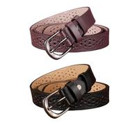 Confezione Da 2 Cinture Con Motivo Cavo, Cinture Alla Moda E Versatili, Cinture Decorative, Cinture Da Donna, Accessori Di Abbigliamento