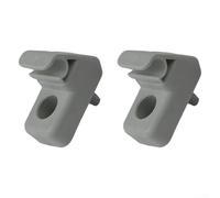 Confezione da 2 clip di montaggio per aletta parasole per auto per Fiat per Grande per Punto Accessori esterni resistenti all'usura Parti di ricambio per parasole grigio OEM 735478275 7355399311