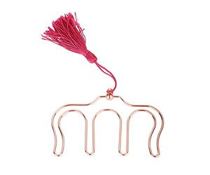 Confezione da 2 clip di montaggio per supporti per spartiti in metallo per clip per pagine di libri per musicisti (Oro rosa)