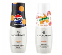 Confezione da 2 concentrati. Sodastream Pepsi MAX Mango + Mirinda Zero senza zuc
