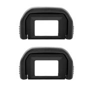 Confezione da 2 | Conchiglia Oculare di Ricambio EF in Silicone con Protezione per Canon EOS Rebel T7 T7i T6i T6s T6 T5i T5 T4i T3i T3 T2i T1i T100 XSi XTi XT SL3 SL2 SL1