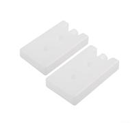 Confezione da 2 confezioni di ghiaccio vuote da 400 ml, riutilizzabili, a lunga durata, per scatole del pranzo, borse della spesa, design sottile e leggero