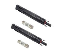 Confezione da 2 connettori resistenti alle temperature da 1000 V per fusibili solari, set di connettori per energia sostenibile per uso domestico e commerciale