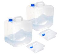 Confezione da 2 Contenitori per Acqua Pieghevoli con Rubinetto da 2,6 Gallo6928