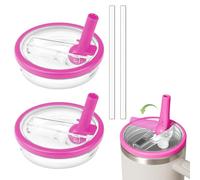 Confezione da 2 coperchi con cannuccia per Stanley Quencher, coperchio di ricambio a prova di perdite per bicchieri Stanley e Hydrojug Traveler da 1,18 l, coperchio riutilizzabile a prova di