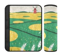 Confezione da 2 coperture per cintura di sicurezza, per alleviare lo stress al collo e alle spalle, supporto per il collo del seggiolino auto per zaino