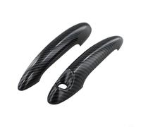 Confezione da 2 coperture per maniglie delle portiere compatibili con Mini Cooper S R50 R53 R55, accessori protettivi in fibra di carbonio per alcuni modelli MINI