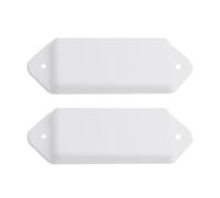 Confezione da 2 coperture per pickup ABS P90 per chitarre a 6 corde. Accessorio per chitarra facile installazione