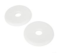 Confezione da 2 coperture per tubi del radiatore, foro interno da 15 mm, comode per collegamenti per tubi domestici (bianco)
