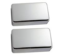 Confezione da 2 coperture sigillate per pickup humbucker per chitarra elettrica, colore argento