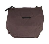 Confezione da 2 coprisedie in tessuto Oxford 600D per patio, impermeabili e protettivi dai raggi UV, progettati con cordino inferiore sicuro per evitare danni dal vento (marrone 600D)