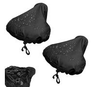 Confezione da 2 coprisella per bicicletta, impermeabili e antipioggia, con elastico per adattarsi alla maggior parte delle selle
