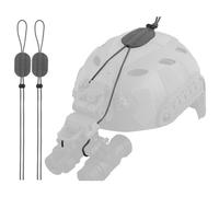 Confezione Da 2 Cordini Di Rinforzo Tattici NVG - Cinturino Elastico A Doppio Strappo For Caschi E Attrezzatura(G)