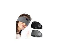 Confezione da 2 cuffie per dormire sul fianco, cuffie Bluetooth ultra morbide in cotone di bambù, senza pressione sull'orecchio, per dormire tutta la notte, rimangono in posizione, 16 ore di autonomia