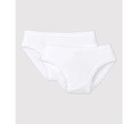 Confezione da 2 culotte Bianco 12 anni - 150 cm Tinta unita