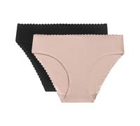 Confezione da 2 culotte Body Touch Easy Nero 48/50 (IT) - 44/46 (FR) Tinta unita
