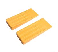 Confezione da 2 cunei forestali con base appuntita per fissare aperture di taglio e aiutare nella gestione della traiettoria di caduta degli alberi in modo sicuro (19,1 cm)