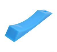 Confezione da 2 cunei in silicone per sollevamento pesi, strumenti di carico antiscivolo per bilanciere, per un facile cambio della piastra paraurti, rosso (blu)