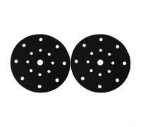 Confezione da 2 cuscinetti di supporto da 150 mm con 17 fori per levigatrice, disco di interfaccia protettiva, materiale floccato per estrazione della polvere e cuscinetto