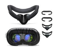 Confezione da 2 cuscinetti per il viso per Oculus Quest 2, cuscinetti per interfaccia facciale e copertura per il viso, anti-appannamento e a prova di sudore, per VR Meta Quest 2, accessori di