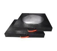 Confezione da 2 Cuscinetti stabilizzatori Resistenti per Camper/Camper, robusti Cuscinetti di Sollevamento con Maniglie, Adatti a Terreni Irregolari Come Ghiaia, Terra e Radici di Alberi (30