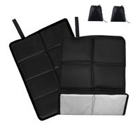 Confezione da 2 cuscini per esterni, termici, pieghevoli, in materiale impermeabile, per esterni, con 2 custodie, per campeggio, escursioni, picnic